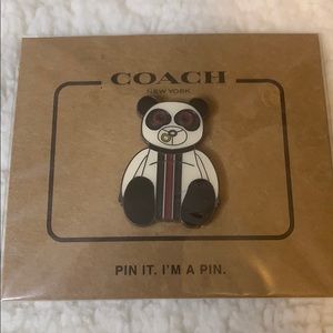 Coach Panda Enameled pin
